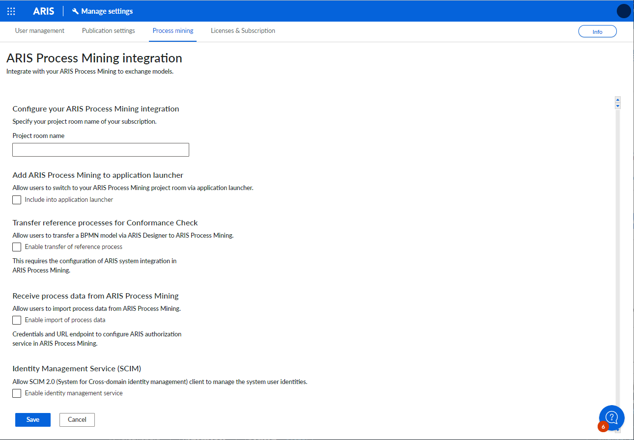 Integration page