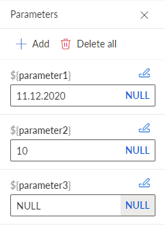 Parameters