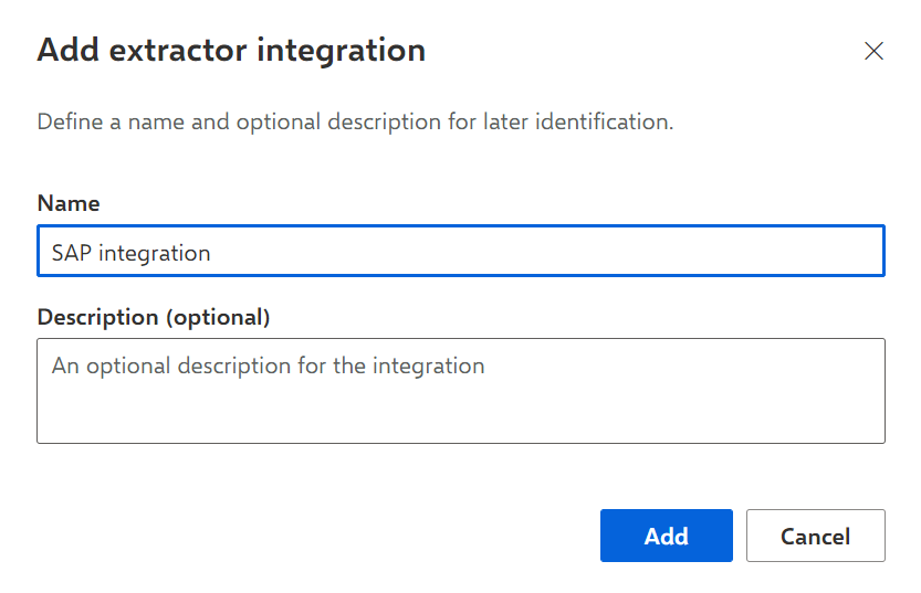 Add SAP system integration